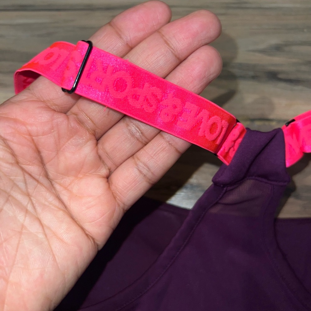Love & Sports Purple and Pink Sports Bra
